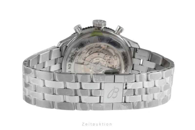 Breitling Super Avi chronograph steel automatic men's watch YB04451A1B1A1 LP: 11850EUR [2603665]