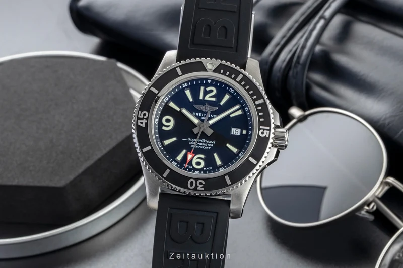 Breitling Superocean steel automatic men's watch A17367D71B1S2 [2603613]