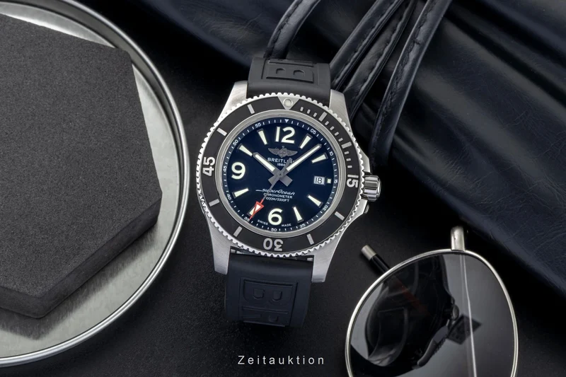 Breitling Superocean steel automatic men's watch A17367D71B1S2 [2603613]