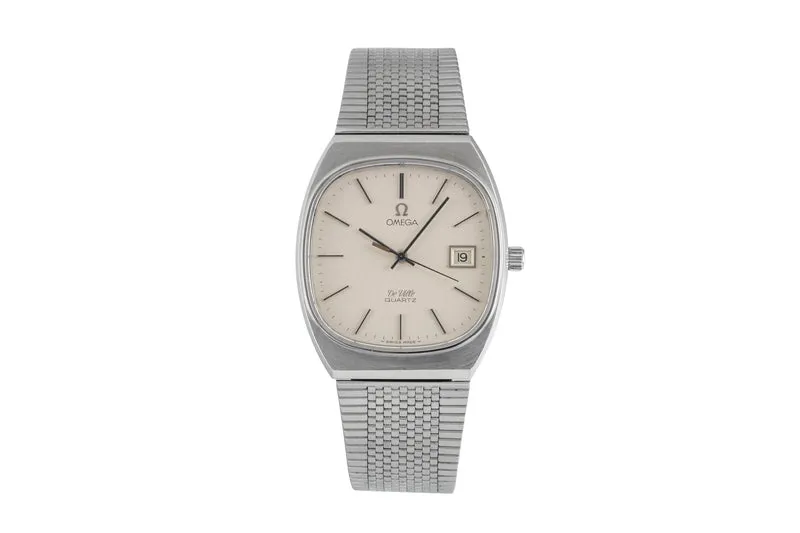 Omega De Ville steel quartz men's watch 192.0035 / 392.0006 Vintage [2601877]