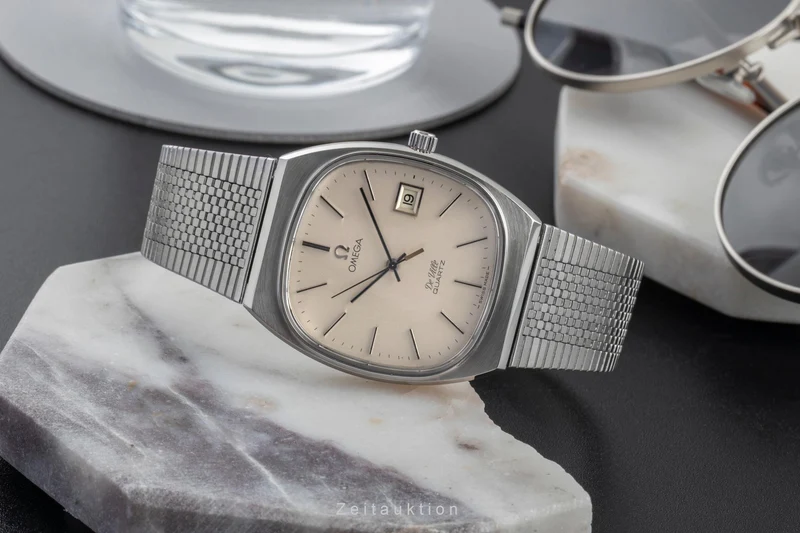 Omega De Ville steel quartz men's watch 192.0035 / 392.0006 Vintage [2601877]