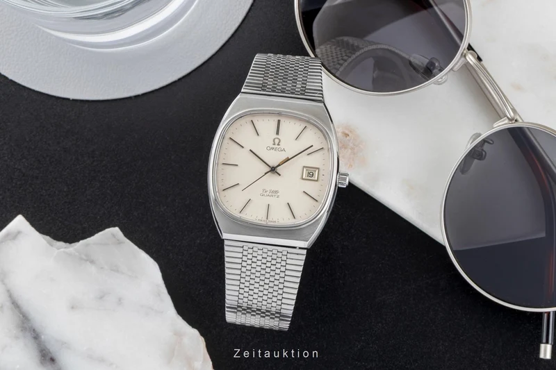 Omega De Ville steel quartz men's watch 192.0035 / 392.0006 Vintage [2601877]