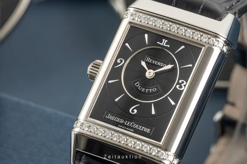 Jaeger LeCoultre Reverso 18 ct white gold manual winding women's watch Q2563470, 256.3.75 [2603210]