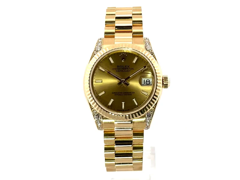Rolex Datejust 31 Gelbgold 178238 Champagner