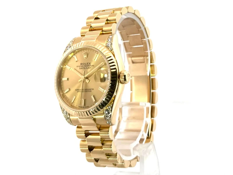 Rolex Datejust 31 Gelbgold 178238 Champagner