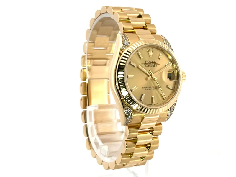 Rolex Datejust 31 Gelbgold 178238 Champagner