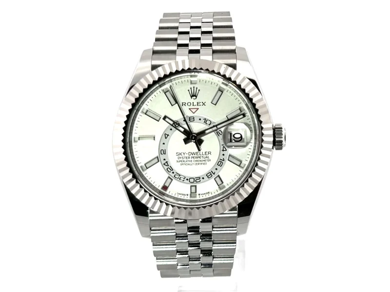 Rolex Sky-Dweller 336934 Weiß Jubile-Band