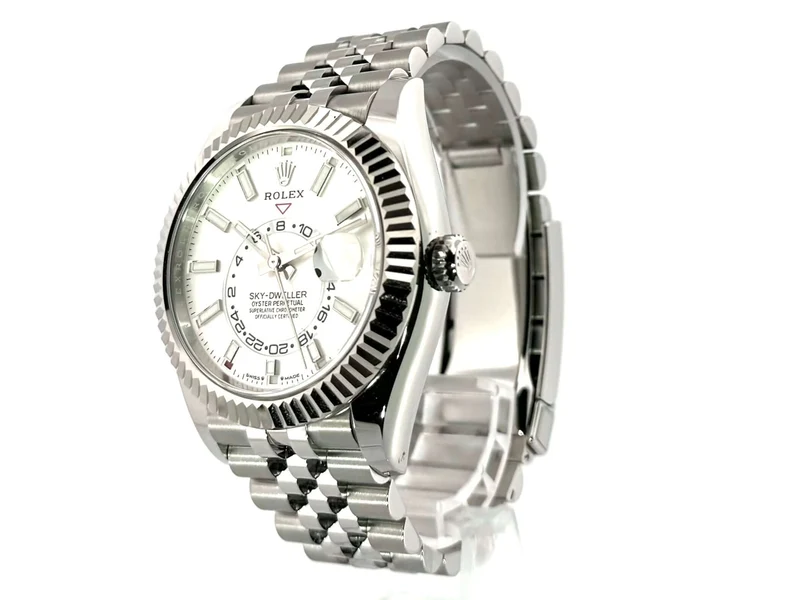 Rolex Sky-Dweller 336934 Weiß Jubile-Band