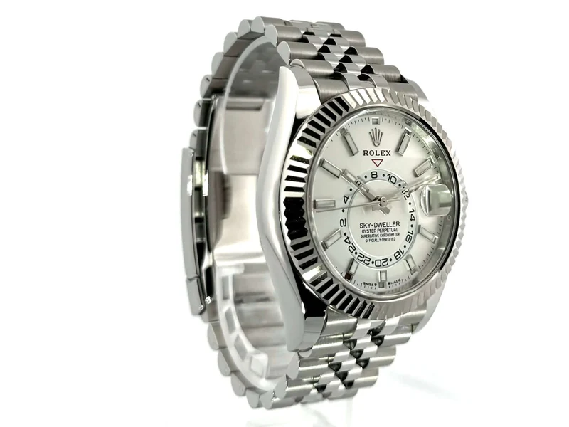 Rolex Sky-Dweller 336934 Weiß Jubile-Band