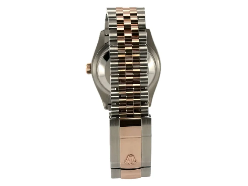Rolex Datejust 36 Ref. 126231 Rhodium Römisch Diamant Jubile-Band