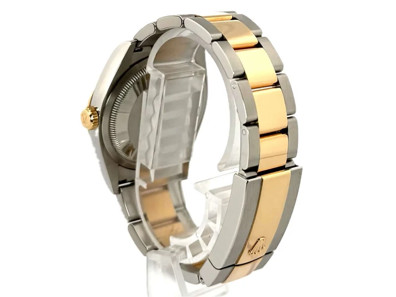 Rolex Datejust 36 Oystersteel Gelbgold 126233 Weiß