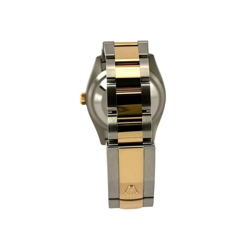 Rolex Datejust 36 Oystersteel Gelbgold 126233 Weiß