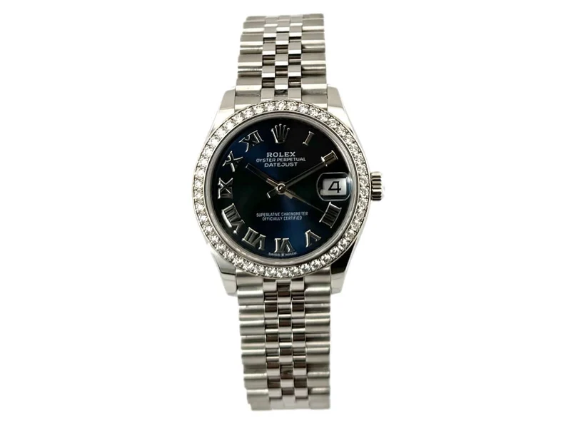 Rolex Datejust 31 Ref. 278384RBR Blau Römisch Jubile-Band