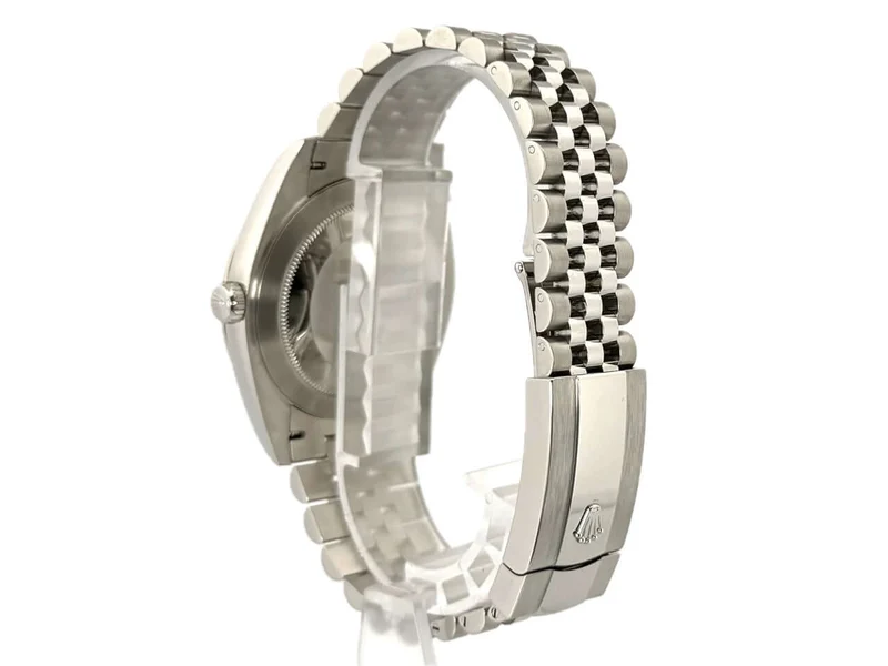 Rolex Datejust 41 Edelstahl Weißgold 126334 Rhodium Jubile-Band