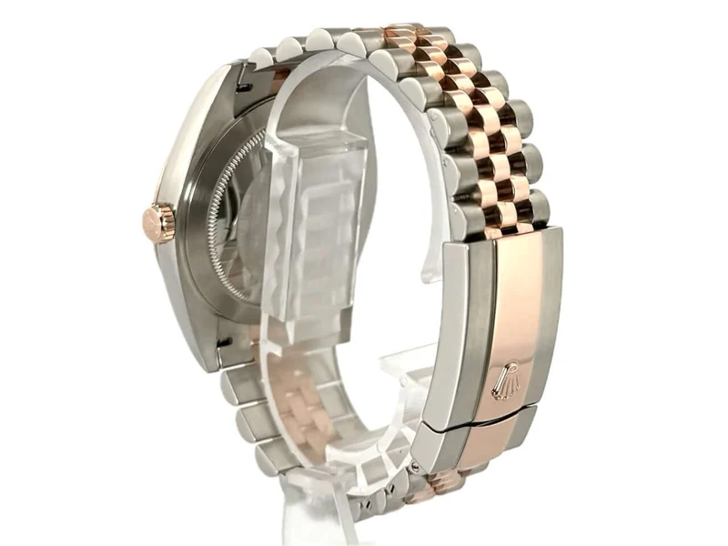 Rolex Datejust 41 Edelstahl Everose-Gold 126331 Slate Riffel Jubile
