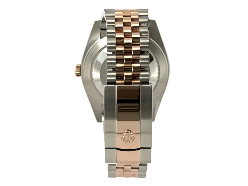 Rolex Datejust 41 Edelstahl Everose-Gold 126331 Slate Riffel Jubile