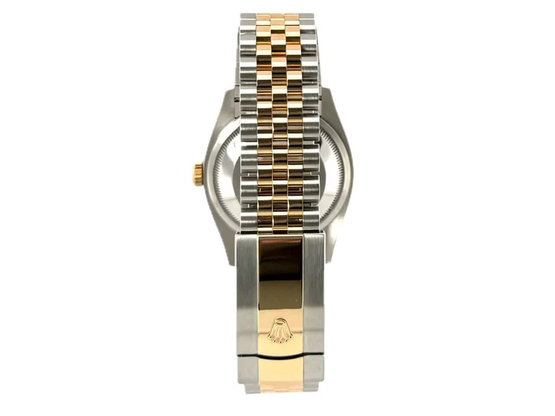 Rolex Datejust 36 Edelstahl Gold 126233 Silber R Diamant Jubile-Band