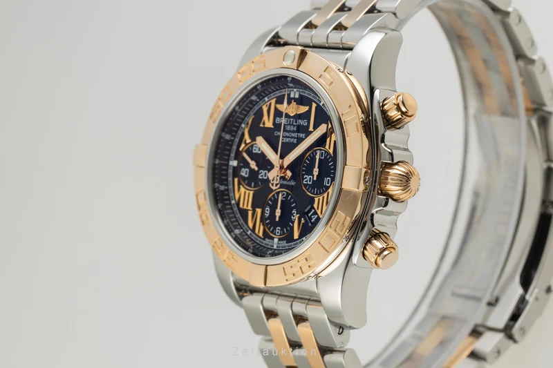 Breitling Chronomat chronograph steel / gold automatic men's watch CB0110 [2603552]
