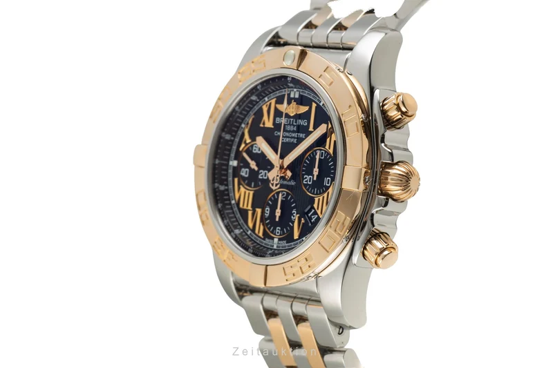 Breitling Chronomat chronograph steel / gold automatic men's watch CB0110 [2603552]