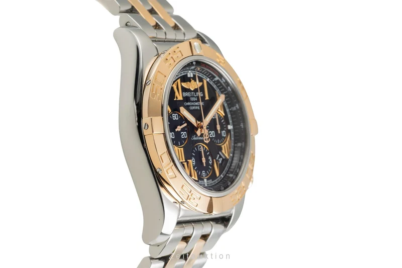 Breitling Chronomat chronograph steel / gold automatic men's watch CB0110 [2603552]