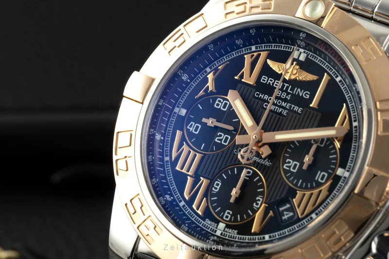 Breitling Chronomat chronograph steel / gold automatic men's watch CB0110 [2603552]