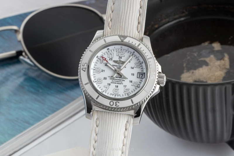 Breitling Superocean steel automatic women's watch A17312D2/A775 [2602772]