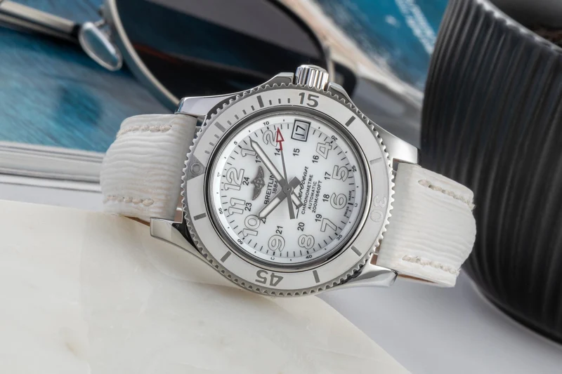 Breitling Superocean steel automatic women's watch A17312D2/A775 [2602772]