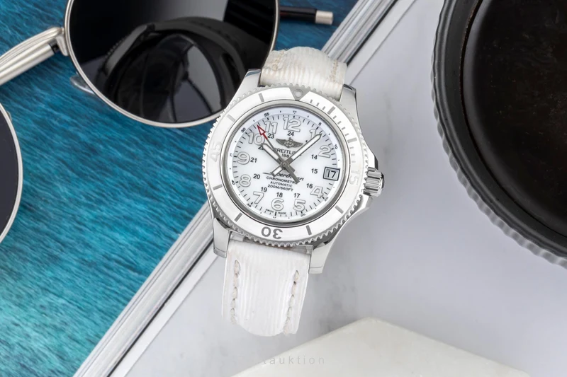 Breitling Superocean steel automatic women's watch A17312D2/A775 [2602772]
