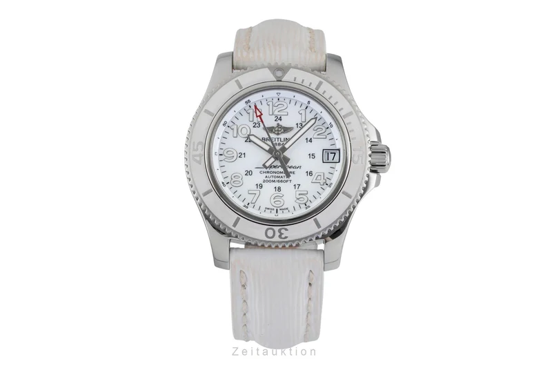 Breitling Superocean steel automatic women's watch A17312D2/A775 [2602772]