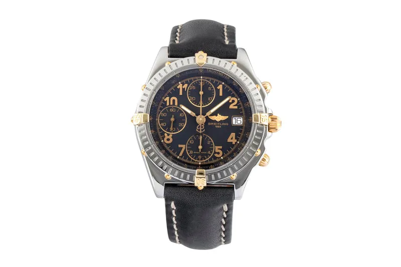 Breitling Chronomat chronograph gilt / steel automatic men's watch B13050.1 [2603421]