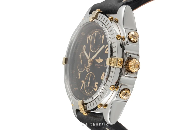 Breitling Chronomat chronograph gilt / steel automatic men's watch B13050.1 [2603421]