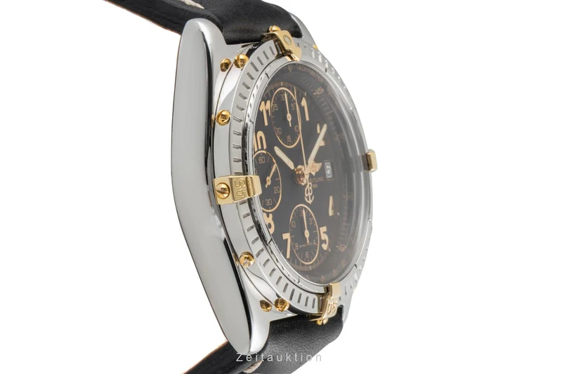 Breitling Chronomat chronograph gilt / steel automatic men's watch B13050.1 [2603421]