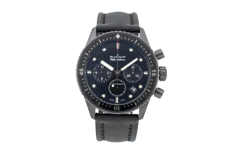 Blancpain Fifty Fathoms chronograph ceramic automatic men's watch 5200-0130-B52A LP: 19750EUR [2603564]