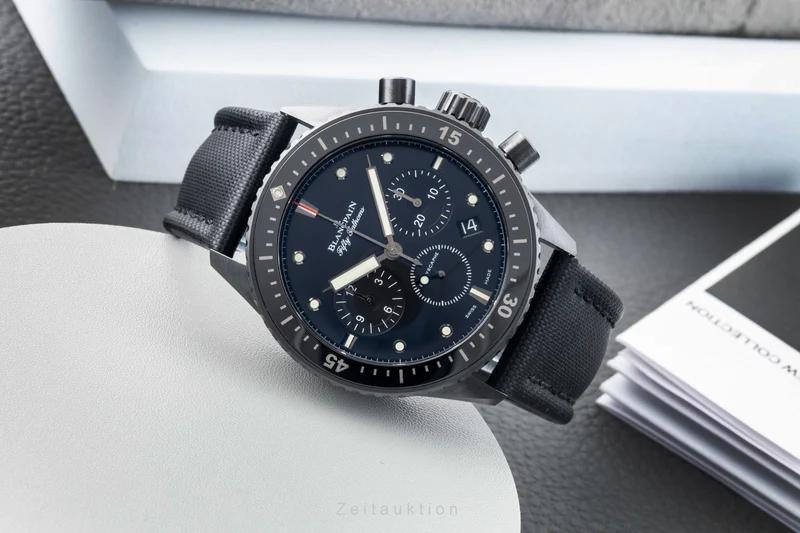 Blancpain Fifty Fathoms chronograph ceramic automatic men's watch 5200-0130-B52A LP: 19750EUR [2603564]