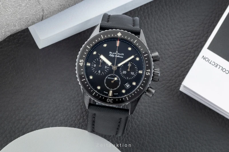 Blancpain Fifty Fathoms chronograph ceramic automatic men's watch 5200-0130-B52A LP: 19750EUR [2603564]