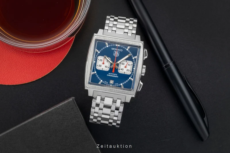 Tag Heuer Monaco chronograph steel automatic men's watch CW2113-0 [2603221]