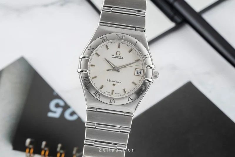 Omega Constellation steel quartz men's watch 1512.30.00 [2602883]