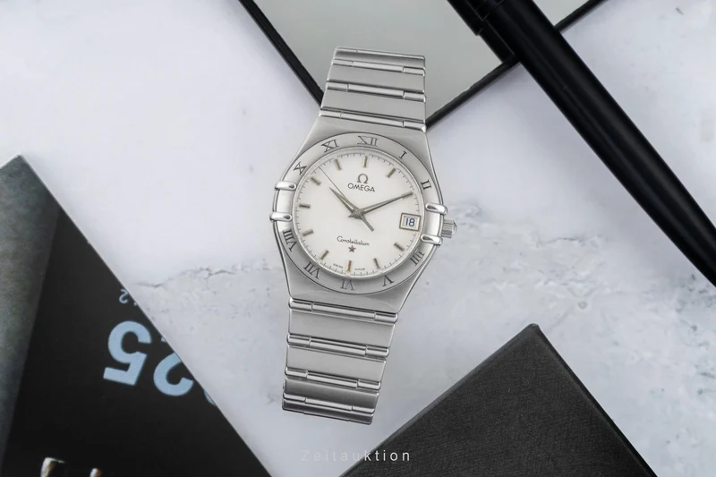 Omega Constellation steel quartz men's watch 1512.30.00 [2602883]