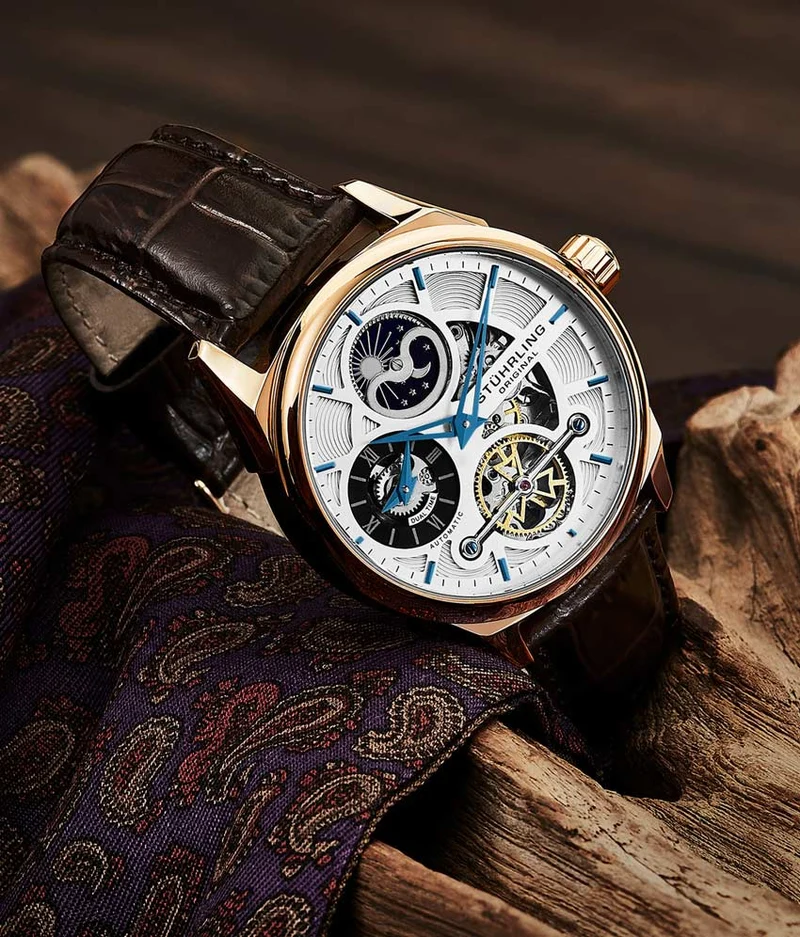 Stührling Special Reserve 3918 Automatic 43mm Skeleton