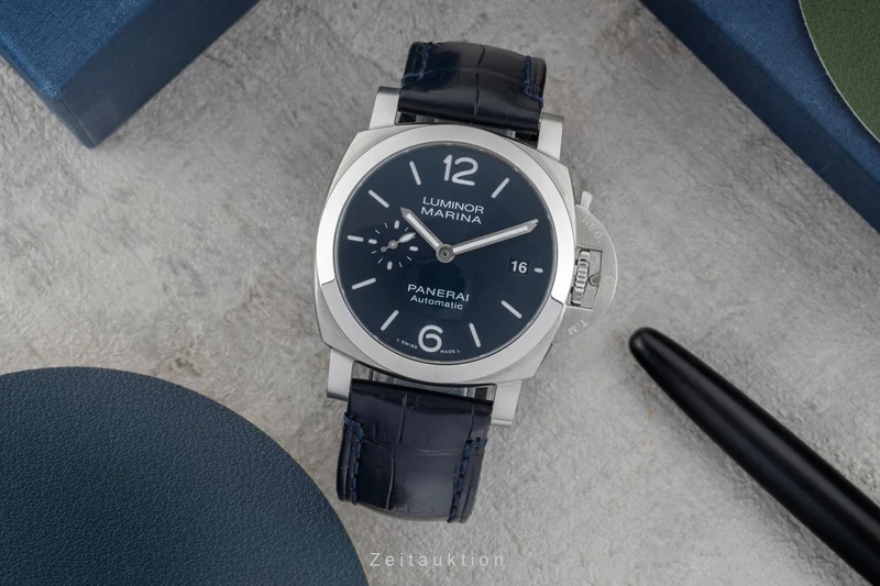 Panerai Luminor Marina steel automatic men's watch PAM01270 LP: 8400EUR [2603191]