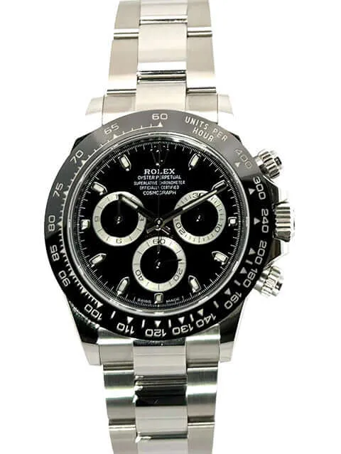 Rolex Daytona Edelstahl 116500LN Schwarz