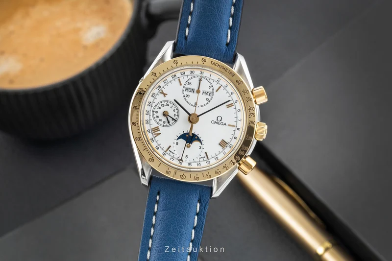 Omega Speedmaster steel / gold automatic men's watch 3330.20.00 [2603394]
