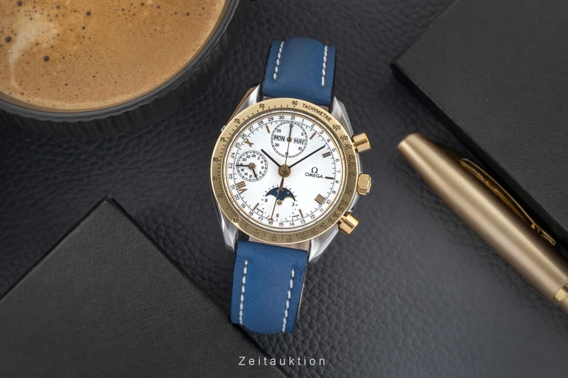 Omega Speedmaster steel / gold automatic men's watch 3330.20.00 [2603394]