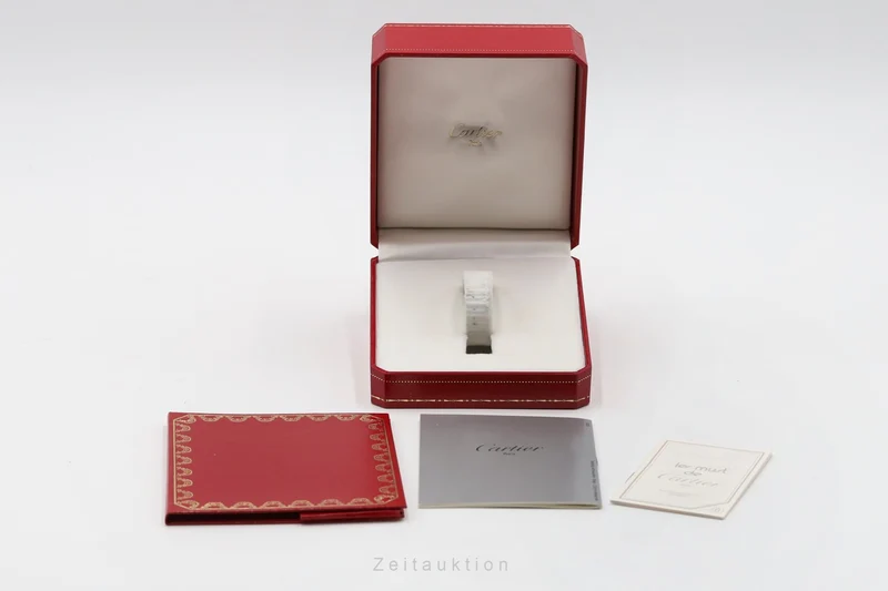 Cartier Santos steel / gold automatic women's watch 0907 [2601757]