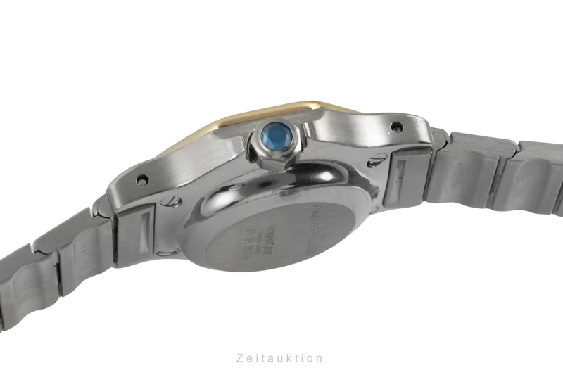 Cartier Santos steel / gold automatic women's watch 0907 [2601757]