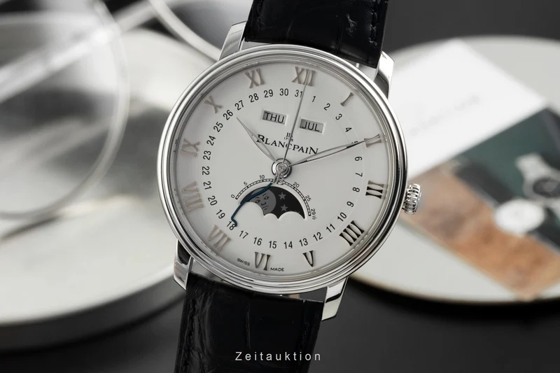 Blancpain Villeret steel automatic men's watch 6654-1127-55B [2603211]