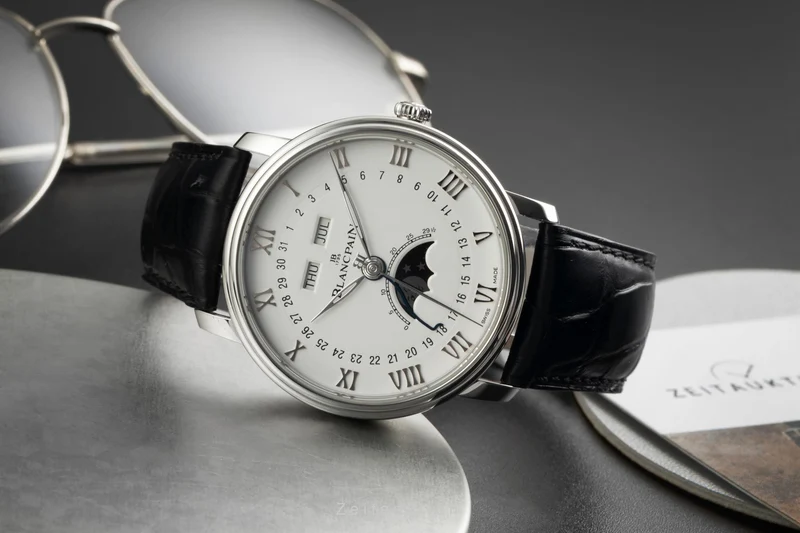 Blancpain Villeret steel automatic men's watch 6654-1127-55B [2603211]