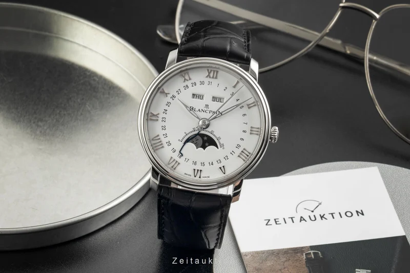 Blancpain Villeret steel automatic men's watch 6654-1127-55B [2603211]