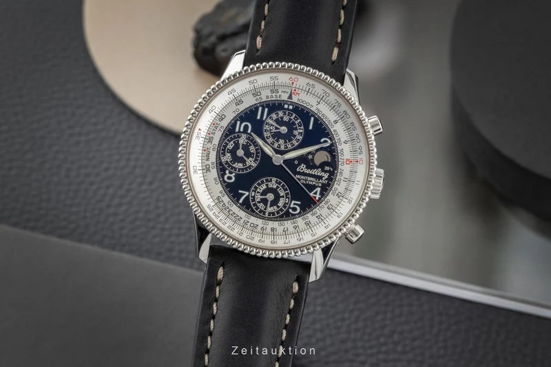 Breitling Montbrillant chronograph steel automatic men's watch A19350 [2600553]