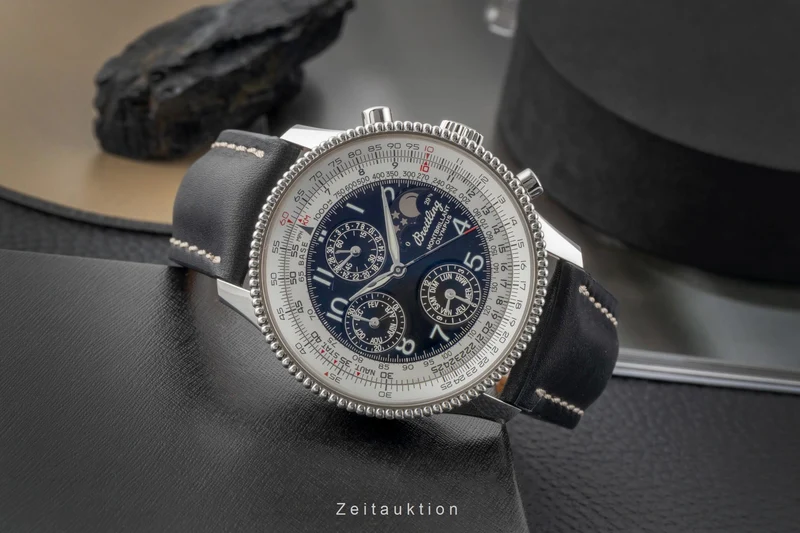 Breitling Montbrillant chronograph steel automatic men's watch A19350 [2600553]
